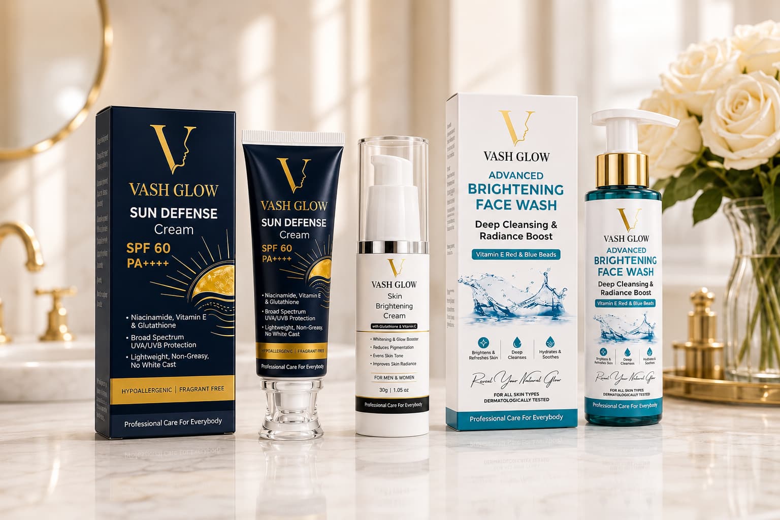 Vash Glow Dermaceuticals — brand story